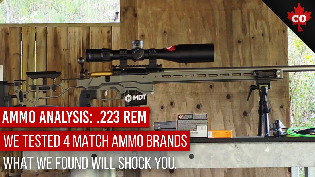 Ammo Analysis: .223 Match w/ Savage 110 Elite Precision