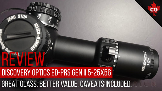 Discovery Optics ED-PRS Gen II 5-25x56 Studio Review