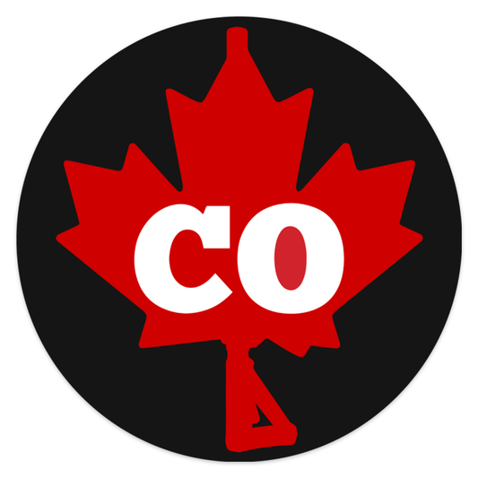 Canadian Operator Round Logo Die-Cut Sticker